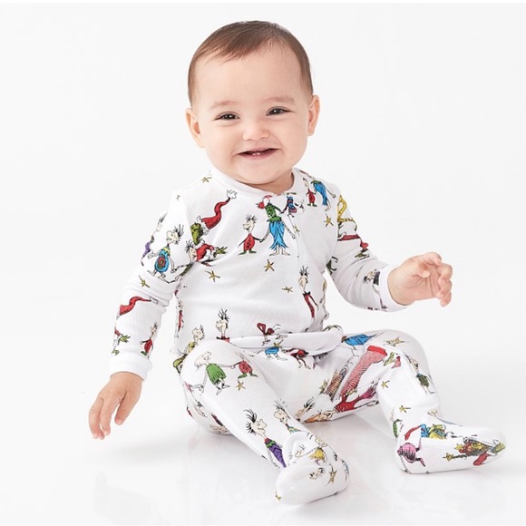 Pottery Barn Kids Other - Pottery Barn Kids Dr. Seuss Christmas footies